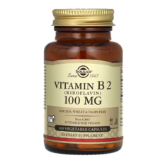 솔가 비타민B2(리보플라빈) 100mg 베지캡슐 100정, 1개