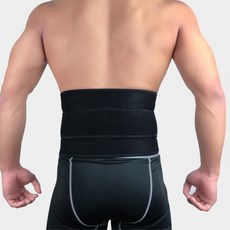 통기성 이중 압력 조절 밴딩 허리 보호대 허리견인기, 1개
