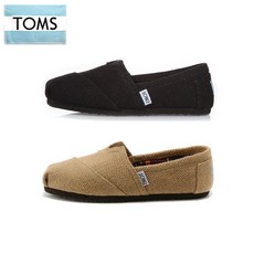 TOMS 린넨 캔버스 신발 남자 슈즈