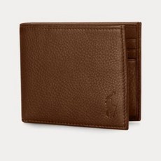 POLO RALPH LAUREN [RALPH LAUREN] Leather Billfold Wallet 271154 BROWN