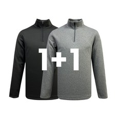 1+1 나인앤나인 포근한 카치온 약기모 집업 티셔츠(S~4XL)