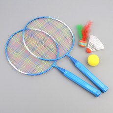 심플 디자인 어린이용 미니 배드민턴 세트, 1세트, 색상랜덤