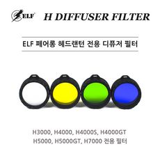 페어롱 헤드랜턴 디퓨저렌즈 4종 / 엘프 / H3000 H4000 H4000S H4000GT H5000 H5000GT H7000 전용, 옐로우