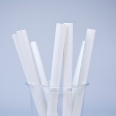 Daesung Industry 吸管紙 白色 12 x 210 mm, 1個, 250件