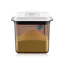 밀키 병 분유 공식 디스펜서 용기 스크레이퍼 포함 600g 1700ml, One Color, One Size