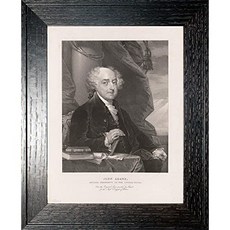 EOM 소박한 오크 프레임의 John Adams 사진-1828 년의 역사적 작품-(16 x 20)-광택 [16" x 20"- Gloss] - E046508DLHCL929, 16" x 20"- Gloss