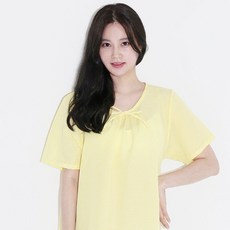 엠보싱 여름잠옷원피스 반팔 시원한 통치마 임산부