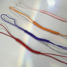 (아나쿠)골프 티걸이 만들기 티걸이끈 티걸이 단색 꼬임줄 DIY, 1개, 퍼플