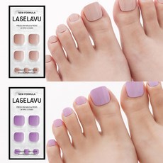 LAGELAVU 라젤라부 패디팁 2종 TPU100% 특허기술, 1개, B_06.퍼플+11.핑크베이지