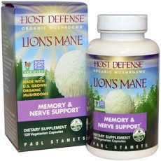 Fungi Perfecti Lion's Mane Memory & Nerve Support, 1개, 120 정, 120정