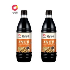 청정원 햇살담은 자연숙성 조림간장 100% 양조 840ml X 2개 / 24년 1월까지, 4개