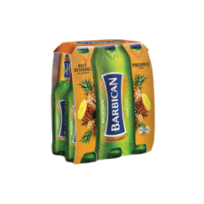 BARBICAN Pineapple Non-Alcoholic Drink - 무알코올 탄산음료 바비칸 파인애플, 6개, 330ml