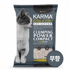 카르마 응고형 킹오브샌드 고양이모래 무향, 5L, 4개