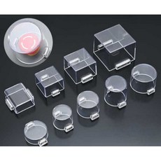 커버 스위치 투명 비상벨 덮개 호출벨 경고 버튼 가리개, 작은 연결 조각 54x42x19mm