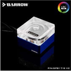 배 로우 SPB17 S V2 17W PWM 펌프 LRC 2.0 DDC 시리즈 금속 쉘 수동 및 PWM 속도 제어 수냉 펌프|팬 & 쿨링|, 1개, silver, with controller