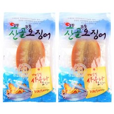 에프디씨코리아 영동산골오징어 가마솥 사우나 찜오징어 몸통230g X 2봉, 2개