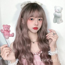 남자백금발가발