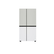 LG전자 디오스 오브제컬렉션 양문형 냉장고 메탈 방문설치