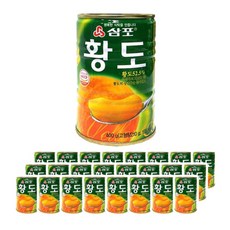 [800] 삼포 황도슬라이스 400g x 24개 1box, 1개