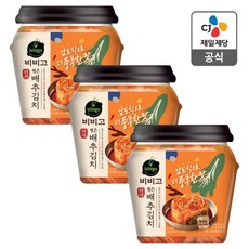 (냉장)비비고 썰은배추김치(더풍부한맛)용기500g, 500g, 1개