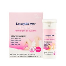 락토필듀오 2개월분(60캡슐) 국내최초 여성 질유산균, 60정, 1개 60정, 1개