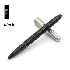 Jinhao 51A 투명 목재 만년필 럭셔리 038mm 고급 펜촉 펜 쓰기 문구 용품 학교 사무용품 Caneta, 옵션선택, (200004890)black