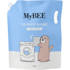 마이비 피부에 순한 유아세제 리필, 2.1L, 3개