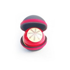 당점 연습 훈련기 조준 연습공 스트로크 당구공 포켓볼, 1개, 중팔레드 화이트 큐볼 5.72cm + 수납백 중식 팔구