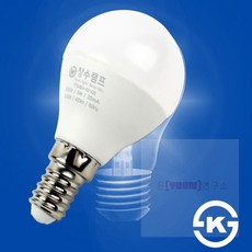 윤연구소 크립톤5W(E14) 전구색 거실등기구, 1개