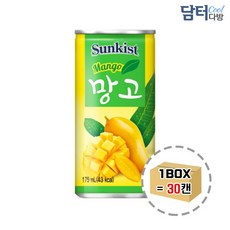 해태음료 썬키스트 망고, 175ml, 30캔