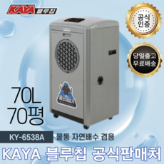 가야 블루칩 물소 제습기 KY-6538A 물통 자연배수 겸용 산업용 업소용 공업용 사무실 창고 공장 지하 대형 대용량 70L 30-70평