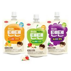 [무료배송]어린이 홍삼음료 한미 마시는텐텐 홍삼튼튼 사과맛/오렌지맛/포도맛 100mlx10팩, 포도