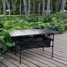 접이식 듀랄루민 테이블 야외 캠핑용 폴딩 롤테이블 두랄루민, 본상품선택, 94cm_있음