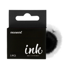모나미 만년필 잉크 카트리지 5PCS 12색 1개, 02 별이 스친 밤하늘 (BLACK)