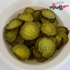 (국내제조 수제반찬) 여우마을 상큼상큼 오이피클 스위트피클, 3개, 1kg