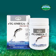 호주 네이쳐스탑 rTG 알티지 오메가3 (90정 3개월분) 수입 통관완료 정품, 1개, 90정