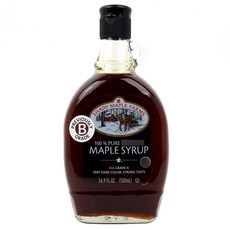 Shady Maple Farms 100% 퓨어 오가닉 메이플 시럽, 500ml, 1개