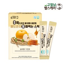 [고철남 헬스케어]고철남헬스케어 발효 흑도라지 배 쌍화 생강청 배도라지청 짜먹는스틱 10ml x 100포 ...