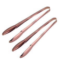 바베큐 얼음 집게 클립 빵 음식 아이스 클램프 주방, 5.2 Rose Gold, 1개