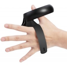 KIWI 디자인 Oculus Quest / Oculus Rift S 터치 컨트롤러 그립 액세서리 용 너클 스트랩 (블랙 1 쌍)