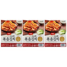 동원 양반 고소한 볶음김치, 80g, 3개
