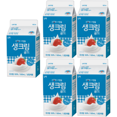 남양 생크림 골드 500ml 5개