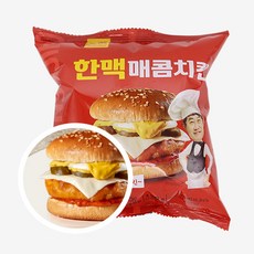 한맥식품 혼담은 매콤치킨버거 190g 5개입 핫순살치킨패티냉동햄버거, 24개