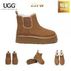 호주어그 부츠 어그 첼시 플랫폼 숏 UGG 23FW 체스트넛