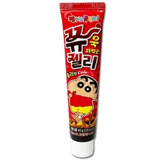 짱구는 못말려 쮸욱 짜먹는 젤리 콜라향, 40g, 1개