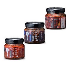 아베 사치제과 니가타 카키노타네 오일에 절인 마늘라유 육수 간장으로 만든 것 불마늘라유 각 1종 총 3개 샘플 세트 스티커 부착
