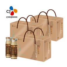 CJ 면역력 증진! 한뿌리 인삼 3박스 총30병, 30병, 120ml