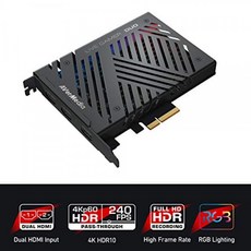 AVerMedia Live-Gamer Duo 4Kp60 HDR-Passthrough PCI-E extrem niedrige Latenzze, 단일상품, 단일상품