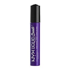 NYX PROFESSIONAL MAKEUP 리퀴드 스웨이드 크림 립스틱-아메 시스트 딥 네온 퍼플, 1, 단일상품