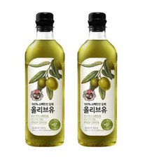 백설 올리브유 900ml 2개